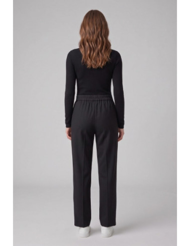 Markup pantalone straight in flanella di misto viscosa MW25107 [2b630370]