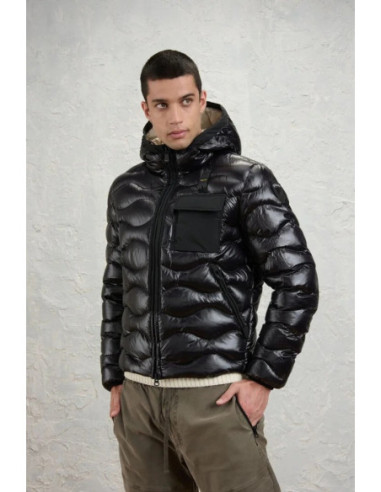 Blauer giubbetto con taschino Bryant 26WBLUC02053-005958 [69da0405]