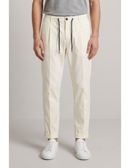Camouflage pantalone con laccio in misto cotone FRANK-N21 [c7b52c2e]