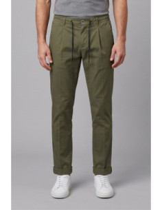 Camouflage pantalone con laccio in misto cotone FRANK-N21 [e4b28f8e]