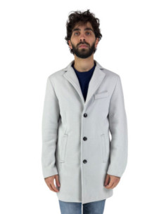 Two-Bi cappotto in misto lana con tessuto diagonale CAPP234 [4b9c3cf3]