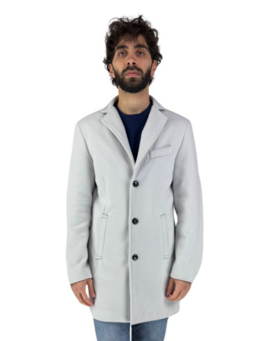 Two-Bi cappotto in misto lana con tessuto diagonale CAPP234 [4b9c3cf3]