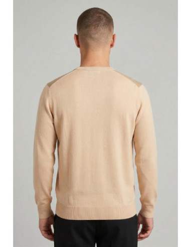 Urban Ring maglia girocollo in cotone con logo UR1100001 [1507a422]
