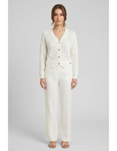 Fresh Flower cardigan con lavorazione traforata FD477 [e676f9a0]