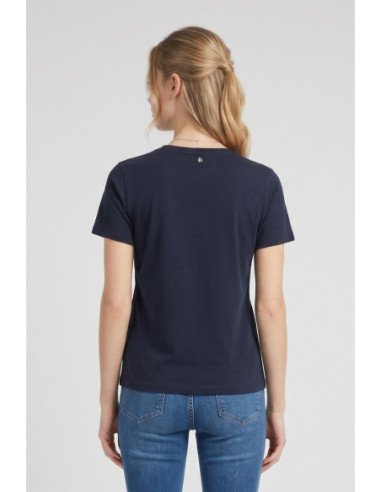 Fresh Flower t-shirt over con stampa strass FD571 [cb3225b7]