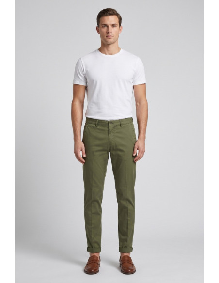 Camouflage pantalone chino in cotone stretch SAND-N21 [f284259c]