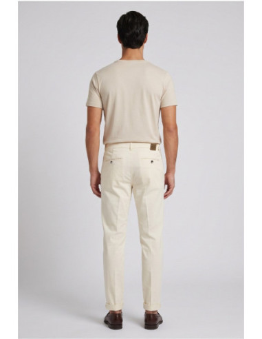 Camouflage pantalone chino in cotone stretch SAND-N21 [669e4738]