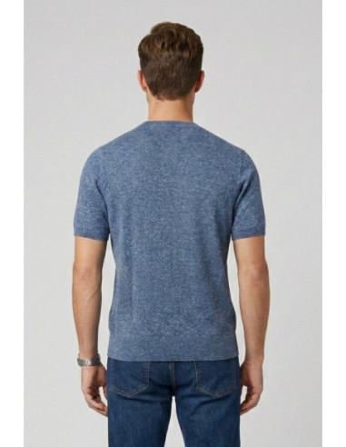 Markup maglia girocollo in misto lino MK1900045 [2071cc61]