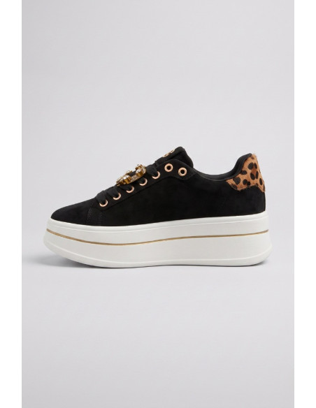 Gold & Gold sneaker platform con dettaglio gioiello GB989 [76b7bbff]