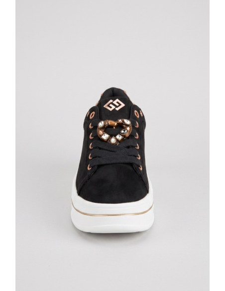 Gold & Gold sneaker platform con dettaglio gioiello GB989 [c1aa7afb]