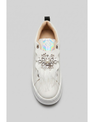 Gold & Gold sneaker platform con dettaglio gioiello GB987 [828a1a36]