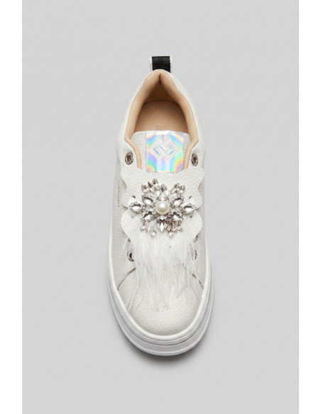 Gold & Gold sneaker platform con dettaglio gioiello GB987 [828a1a36]