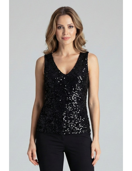 Markup canotta in paillettes MW9616001 [c7a4043a]