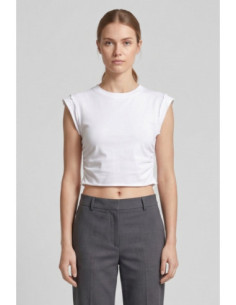 Blash t-shirt cropped giromanica in cotone BS1710006 [f08f3ae4]