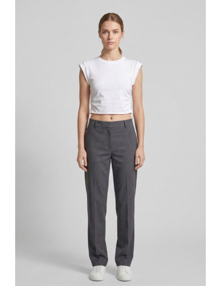 Blash t-shirt cropped giromanica in cotone BS1710006 [9eb4b8ed]