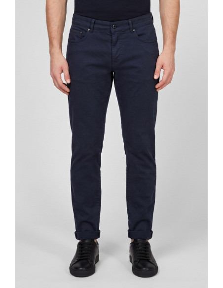 No Lab pantalone chino in cotone stretch Newyork-var [01d53c94]