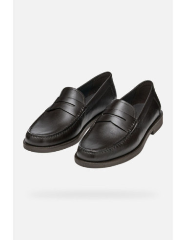 Geox mocassino in pelle Recanati U55HVD00043 [e0ded69a]
