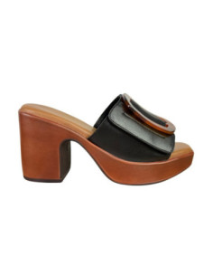 MNG Collection sandalo in pelle con tacco alto 9351 [220345d9]