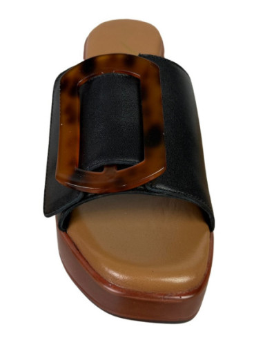 MNG Collection sandalo in pelle con tacco alto 9351 [4c38c7d0]
