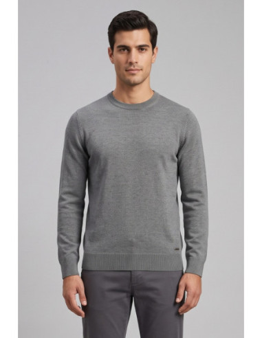 Markup maglia girocollo in misto viscosa MK20010 [4383ee90]