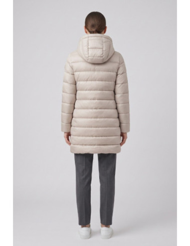 Markup piumino lungo con cappuccio MW2640016 [3ca14306]