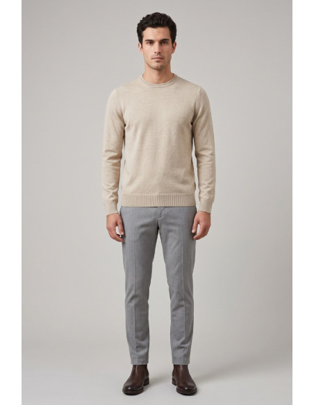Markup maglia girocollo in misto viscosa MK20010 [7ae17521]