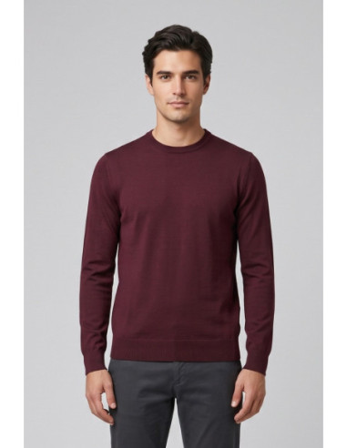 Markup maglia girocollo in misto viscosa MK20010 [22e78325]