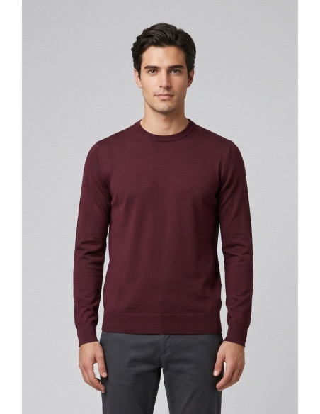 Markup maglia girocollo in misto viscosa MK20010 [22e78325]