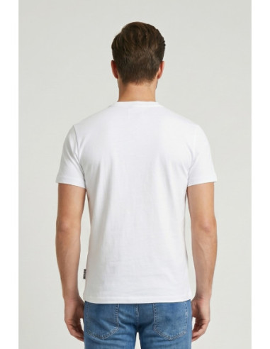 Icon t-shirt in cotone con maxi stampa logo IUT001 [8e08dd9d]