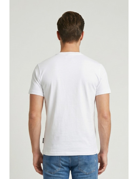 Icon t-shirt in cotone con maxi stampa logo IUT001 [8e08dd9d]