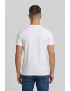 Icon t-shirt in cotone con stampa logo trasversale IUT006 [13d36da4] 2