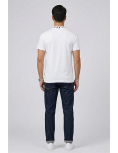 Icon t-shirt in cotone con stampa logo sul colletto IUT042 [6bde45bf] 2