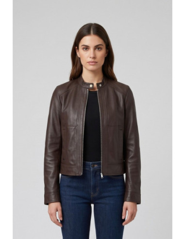 Markup giubbino biker in ecopelle mw2640018 [68495adf]
