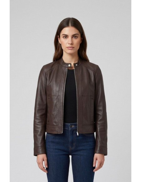 Markup giubbino biker in ecopelle mw2640018 [68495adf]