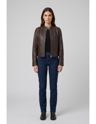 Markup giubbino biker in ecopelle MW2640018 [0672d8d6]