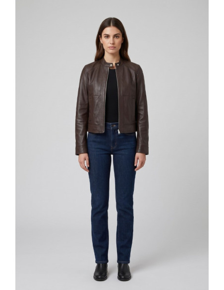 Markup giubbino biker in ecopelle MW2640018 [0672d8d6]