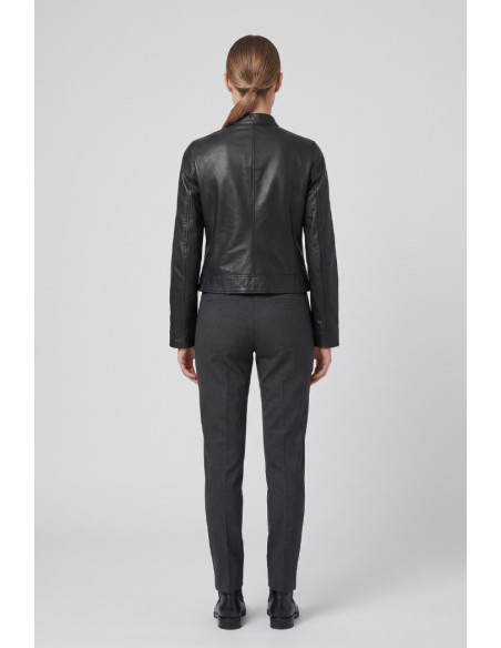 Markup giubbino biker in ecopelle MW2640018 [c36f0cb5]