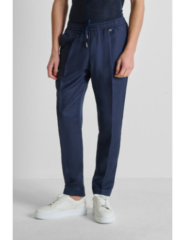 Antony Morato pantalone regular fit in misto lino slub Neil MMTR00790-FA900135 [e1c7dfb2]