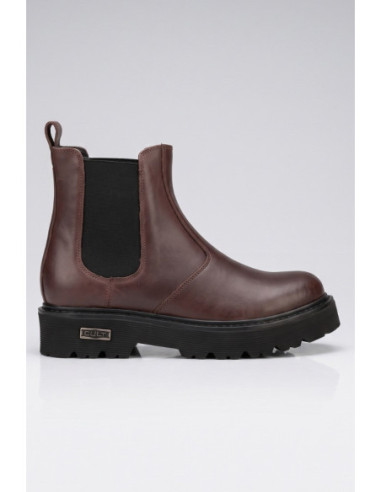 Cult beatle in pelle con elastico Slash 3193 CLM3193 [85c2253b]