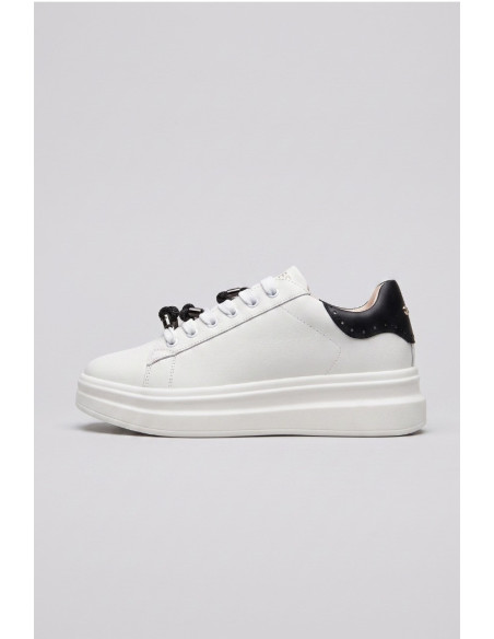4US Paciotti sneakers in pelle con fondo alto 4BX251 [b399b098]
