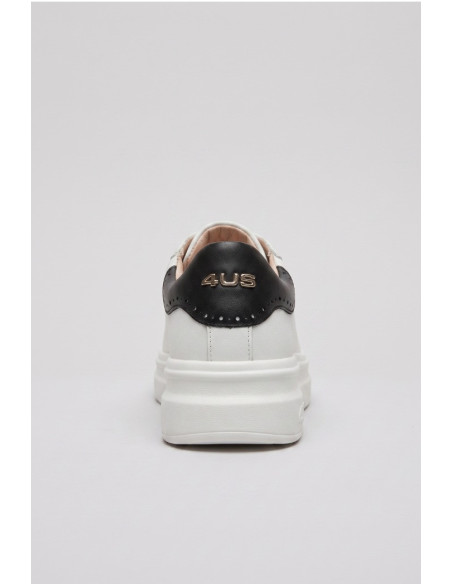 4US Paciotti sneakers in pelle con fondo alto 4BX251 [01d43682]