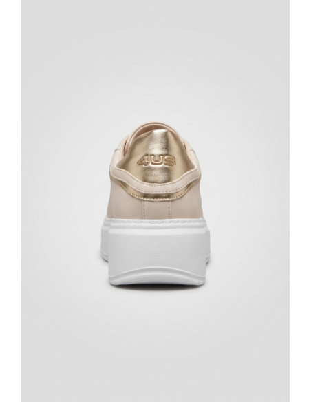 4US Paciotti sneaker platform con inserti a contrasto 4BX102 [041bd62b]