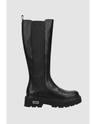 Cult stivale alto in pelle con elastici Slash CLW3310 [0a66bfe2]