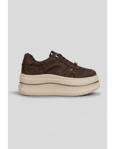 4US Paciotti sneaker platform in suede 4BX261 [028be984]