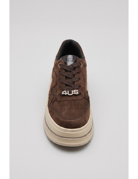4US Paciotti sneaker platform in suede 4BX261 [6cb06b8d]