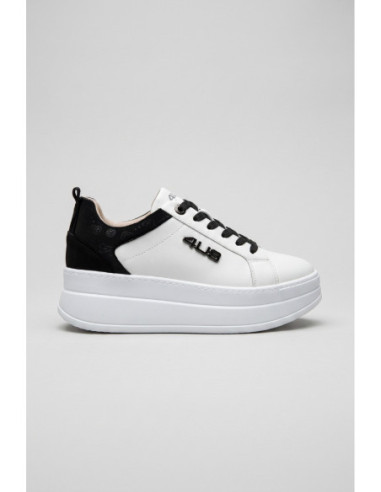 4US Paciotti sneaker in pelle con fondo alto 4BX258 [03da8cc1]