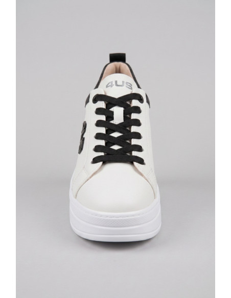 4US Paciotti sneaker in pelle con fondo alto 4BX258 [dafccfcc]