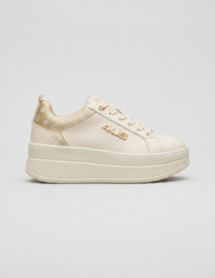4US Paciotti sneaker in pelle con fondo alto 4BX258 [270c2bc8]