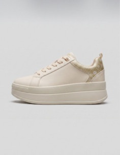 4US Paciotti sneaker in pelle con fondo alto 4BX258 [270c2bc8] 2