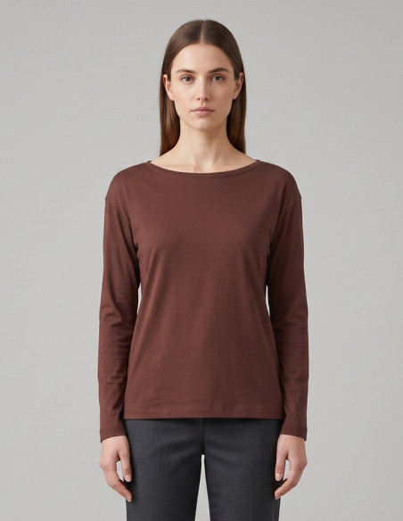 Markup t-shirt manica lunga con spacchi laterali MW9610007 [f961ff25]